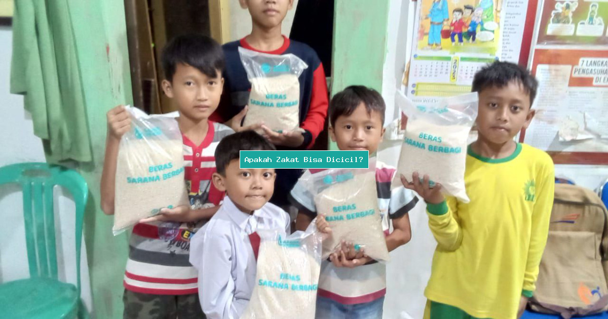 Apakah Zakat Bisa Dicicil?